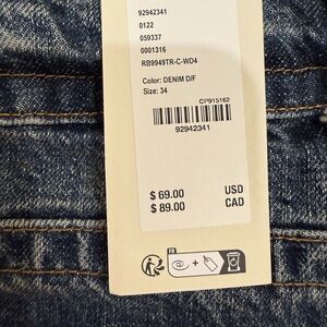Urban Outfitters BDG Kayla Low Rise Jeans - indigo size 34 New with tags
